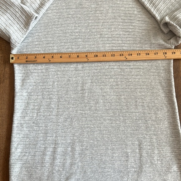 French Connection Textured Grey Sweater Cotton, Stretchy Women’s size Small EUC - Picture 5 of 7